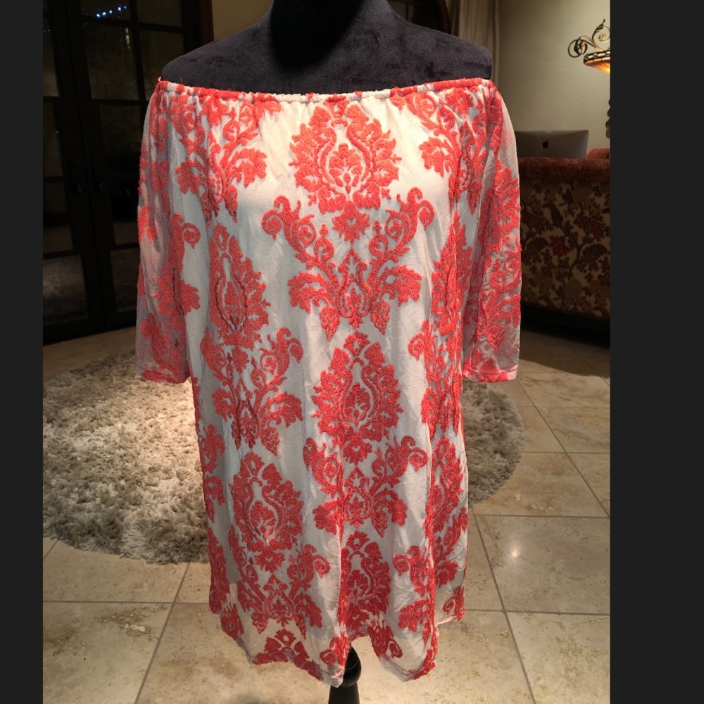 Off the shoulder dress